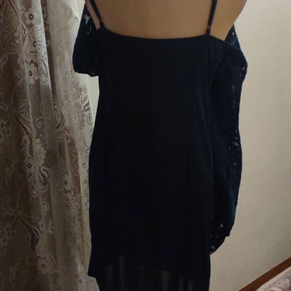 Laundry by Shelli Segal Women's size 10 teal lace overlay 2 piece classic dress - Picture 5 of 10